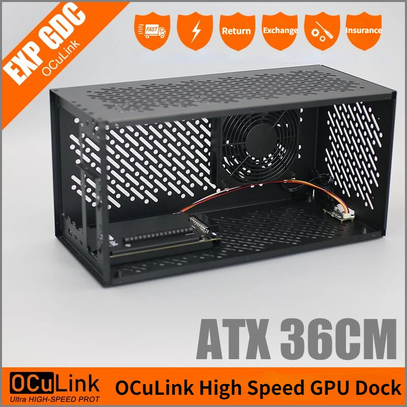 External Gpu Dock Pcie 4.0 Oculink - Caixa de alumínio occp4v2 oclink pci-e