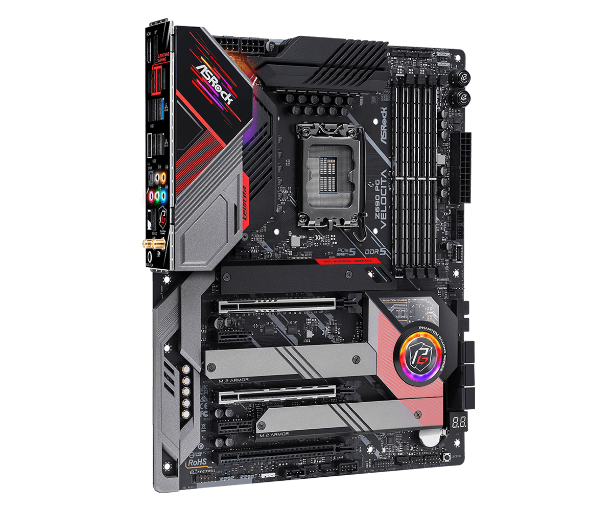 Placa-mãe Asrock Z690 PG VELOC - Lga 1700 Ddr5 Itx Motherboard avaliação e preço