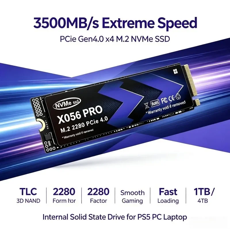 X056 PRO M.2 NVMe SSD 500GB 1T - M.2 Nvme 4Tb Pcie 4.0 Ssd avaliação e preço