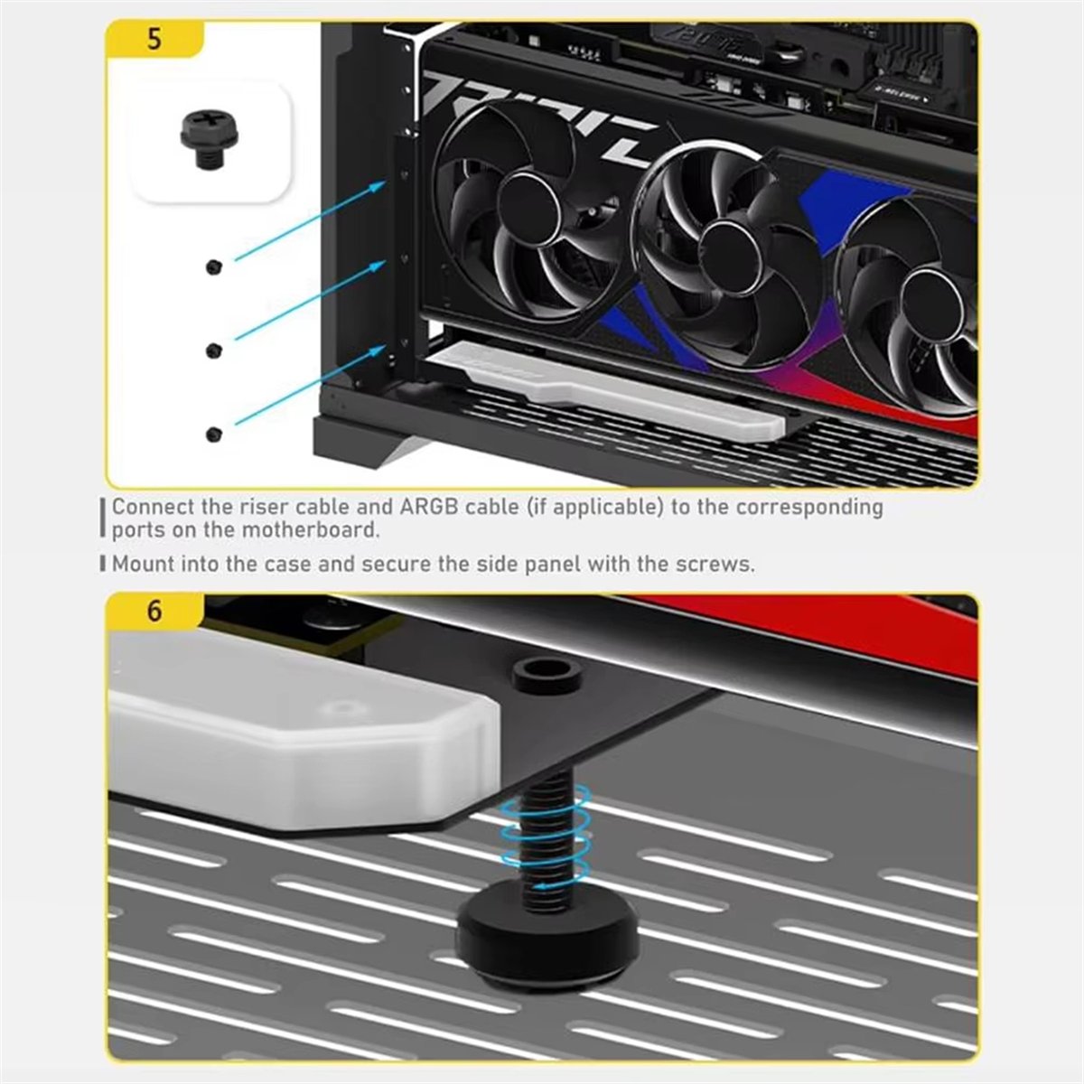 Suporte Vertical para GPU A14M - Pcie 4.0 X16 Riser Cable 90 Degree avaliação e preço