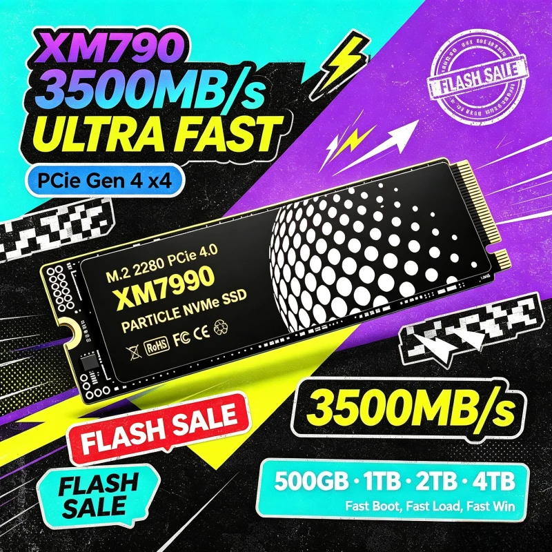 XM7990 SSD M.2 NVMe, capacidad - M.2 Nvme 4Tb Pcie 4.0 Ssd avaliação e preço
