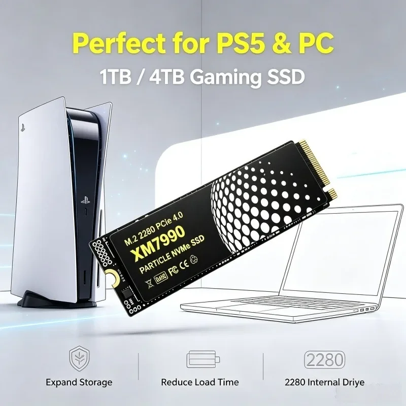 XM7990 SSD M.2 NVMe, capacidad - M.2 Nvme 4Tb Pcie 4.0 Ssd avaliação e preço