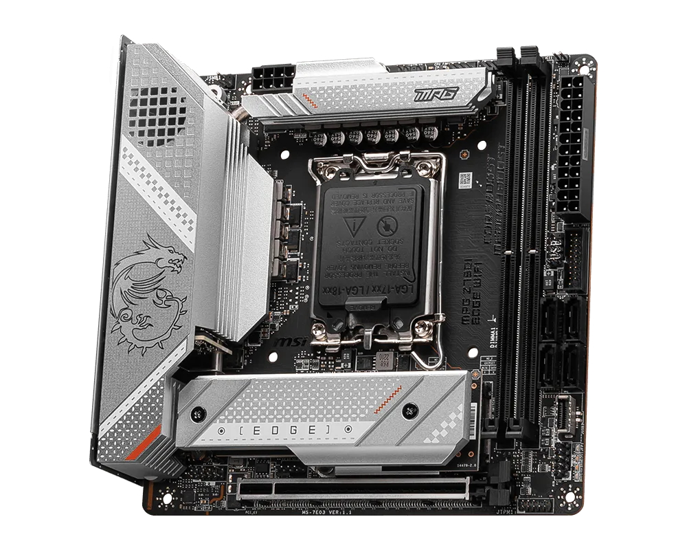 Placa-mãe MSI MPG Z790I EDGE W - Lga 1700 Ddr5 Itx Motherboard avaliação e preço