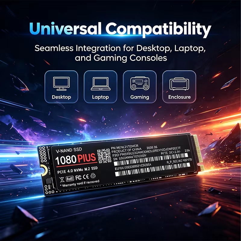 SSD M.2 NVMe para jogos, 1080  - M.2 Nvme 4Tb Pcie 4.0 Ssd avaliação e preço